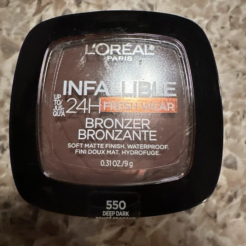 L'Oreal Infallible Bronzer 24H Fresh Wear Soft Matte Finish‎ 550 Deep Dark
